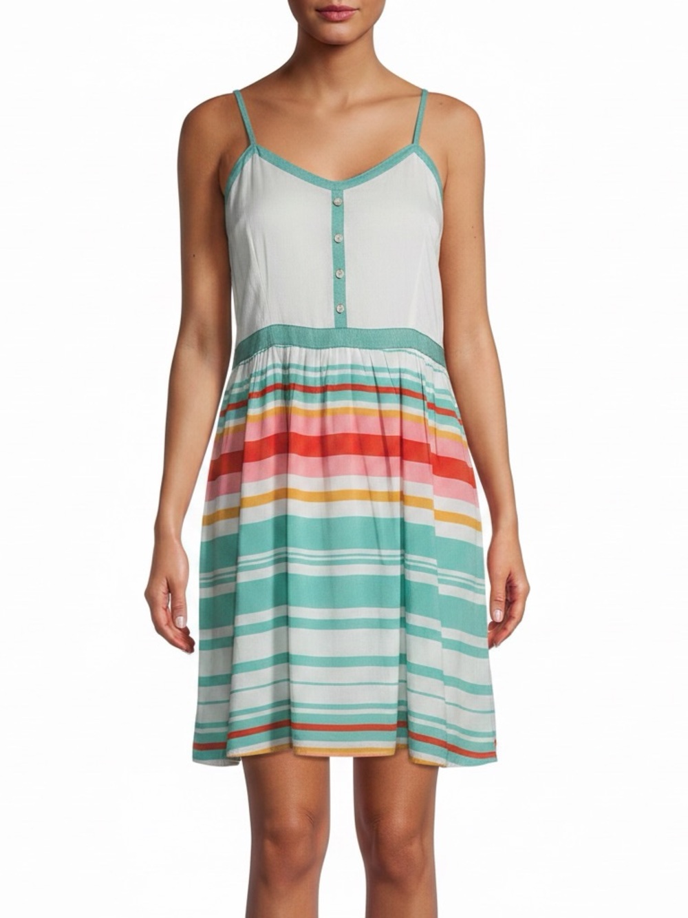 Emmelee for F.C. Spaghetti Strap Mini Sundress Dress
